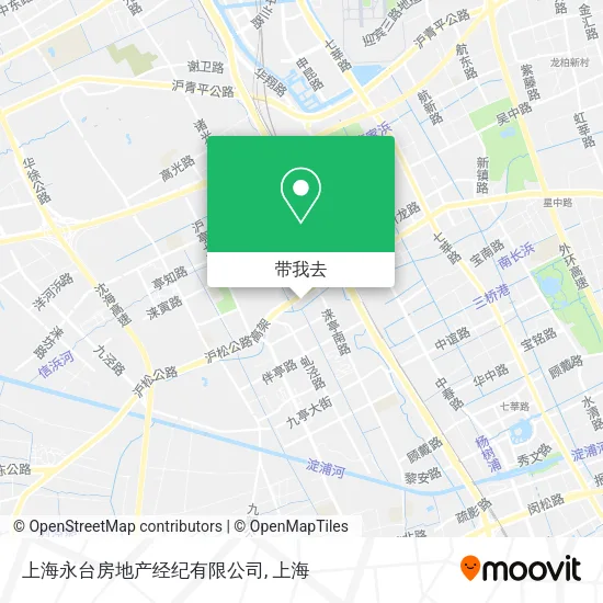 上海永台房地产经纪有限公司地图