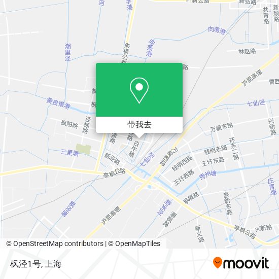 枫泾1号地图