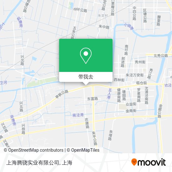 上海腾骁实业有限公司地图