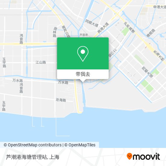 芦潮港海塘管理站地图