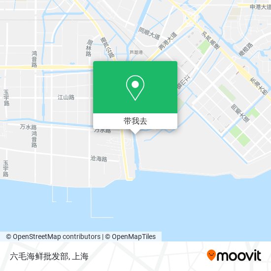 六毛海鲜批发部地图