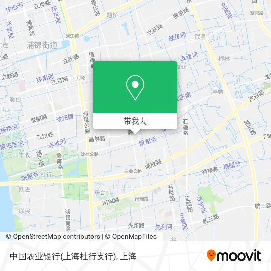 中国农业银行(上海杜行支行)地图
