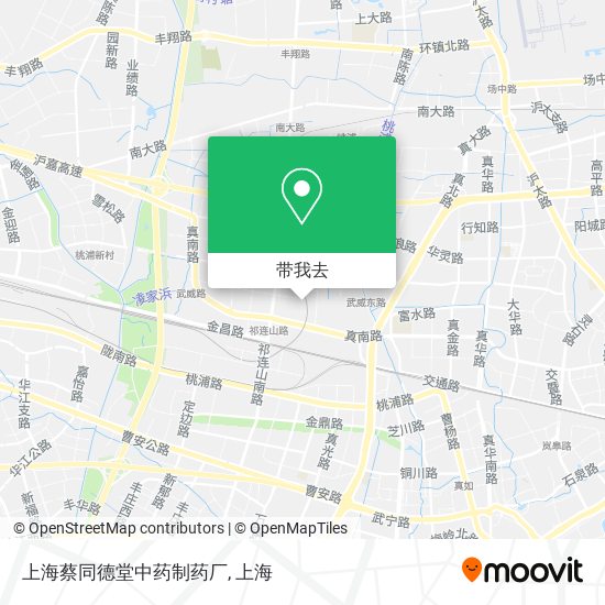 上海蔡同德堂中药制药厂地图