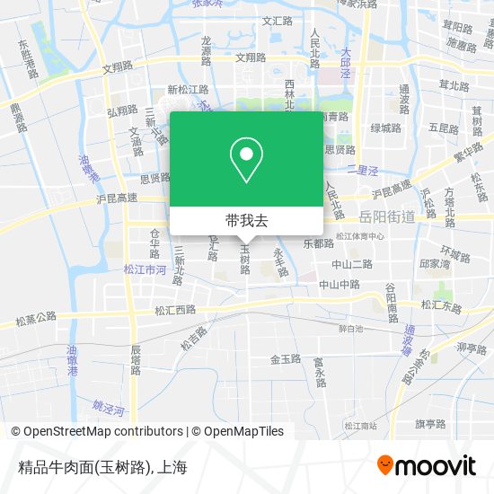 精品牛肉面(玉树路)地图