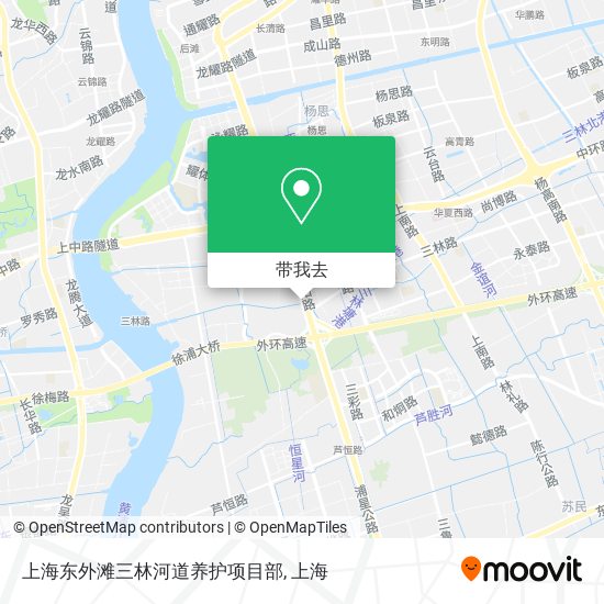 上海东外滩三林河道养护项目部地图