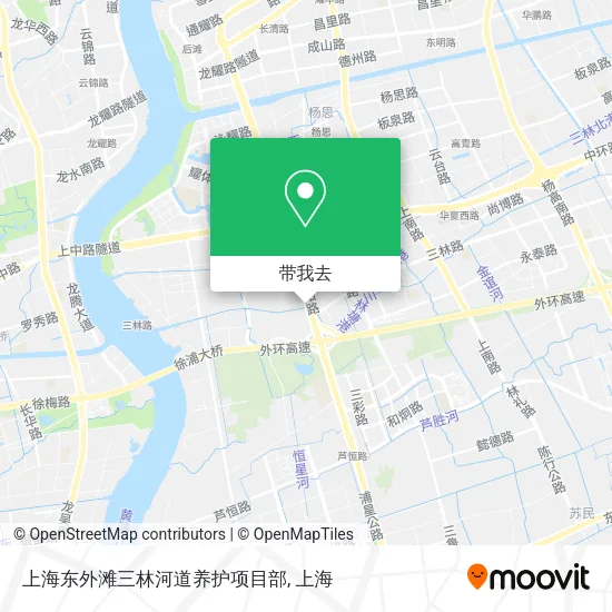 上海东外滩三林河道养护项目部地图