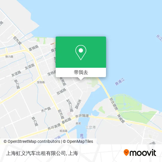 上海虹义汽车出租有限公司地图