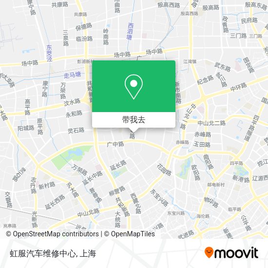 虹服汽车维修中心地图