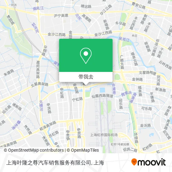 上海叶隆之尊汽车销售服务有限公司地图