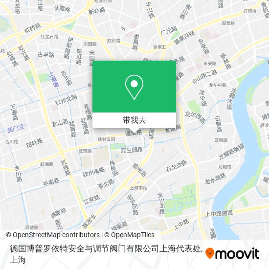 德国博普罗依特安全与调节阀门有限公司上海代表处地图