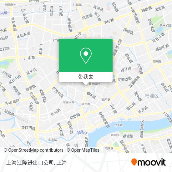 上海江隆进出口公司地图
