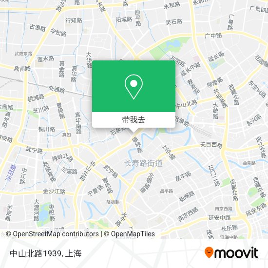 中山北路1939地图