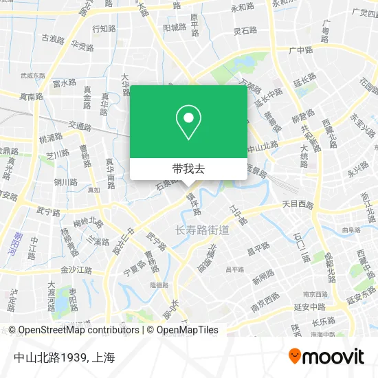 中山北路1939地图