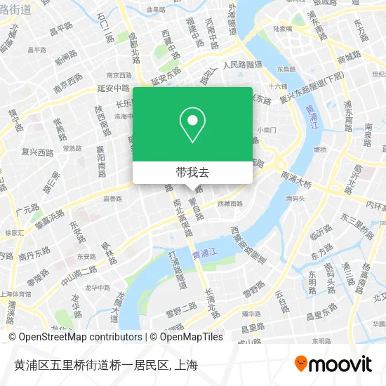 黄浦区五里桥街道桥一居民区地图