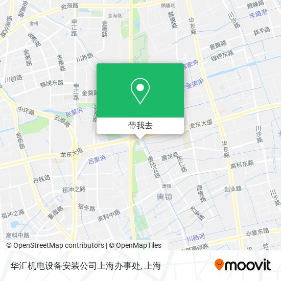 华汇机电设备安装公司上海办事处地图