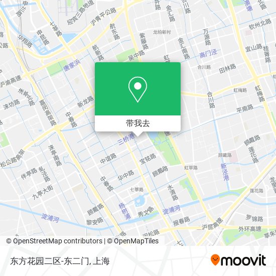 东方花园二区-东二门地图