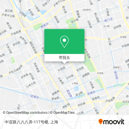中谊路八八八弄-117号楼地图