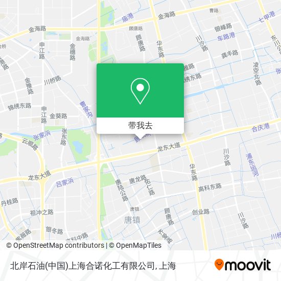北岸石油(中国)上海合诺化工有限公司地图
