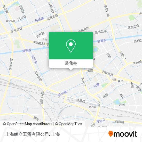 上海朗立工贸有限公司地图