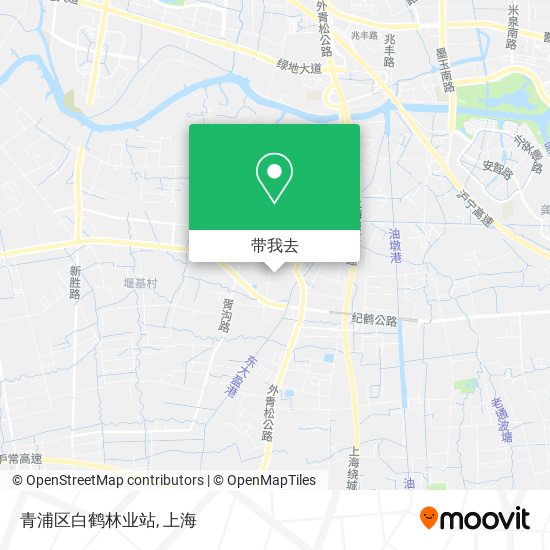 青浦区白鹤林业站地图