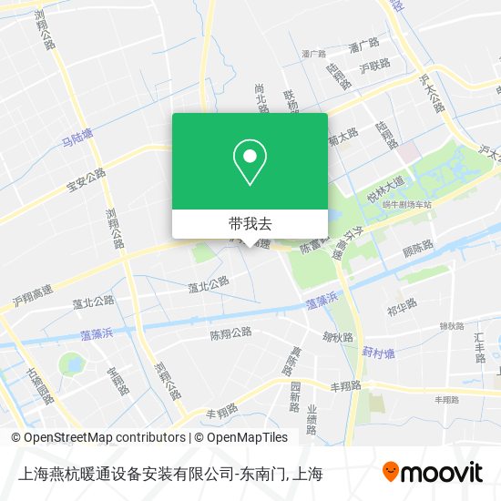 上海燕杭暖通设备安装有限公司-东南门地图