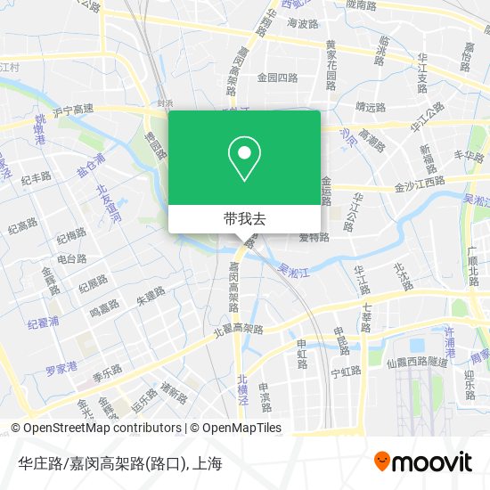 华庄路/嘉闵高架路(路口)地图