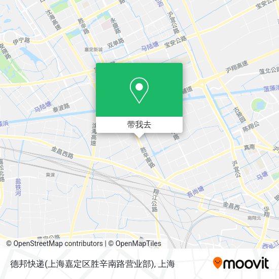 德邦快递(上海嘉定区胜辛南路营业部)地图