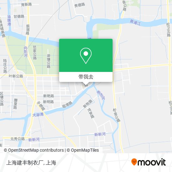 上海建丰制衣厂地图