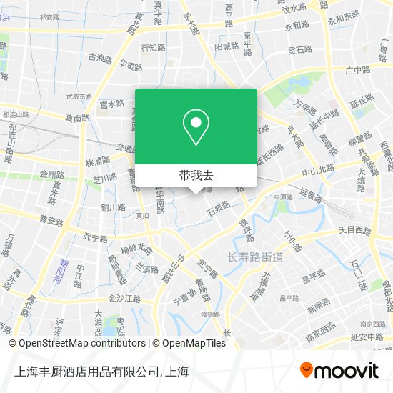 上海丰厨酒店用品有限公司地图