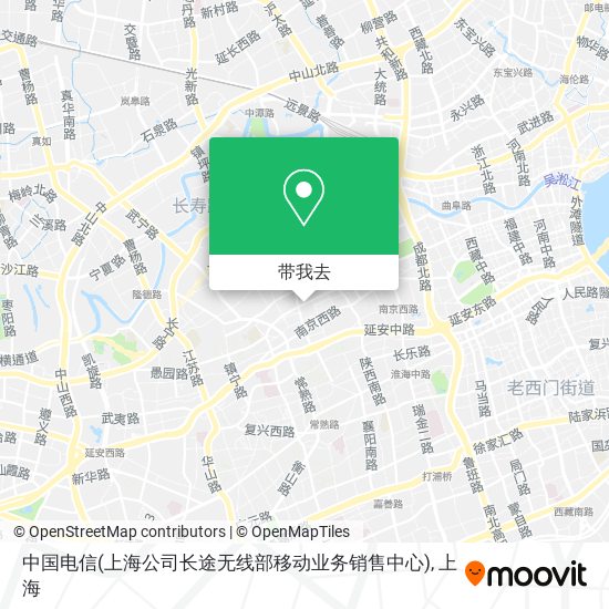 中国电信(上海公司长途无线部移动业务销售中心)地图