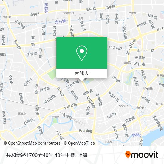 共和新路1700弄40号,40号甲楼地图