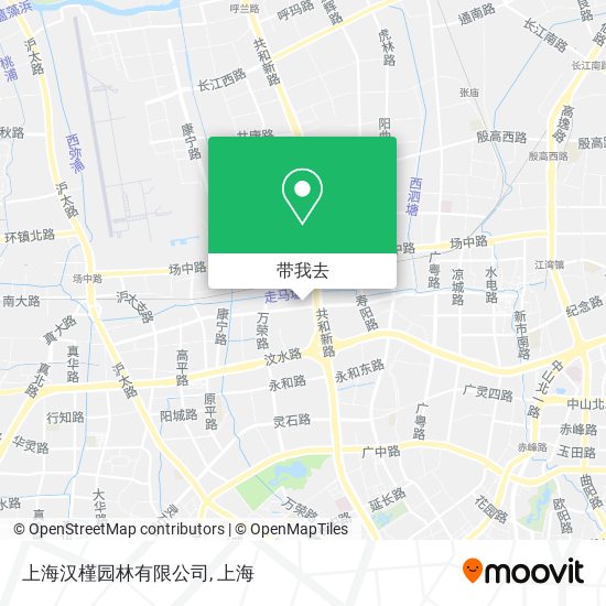 上海汉槿园林有限公司地图
