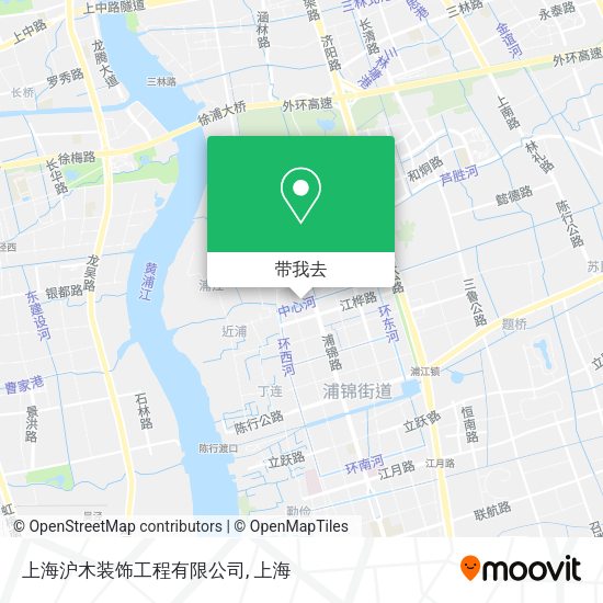 上海沪木装饰工程有限公司地图