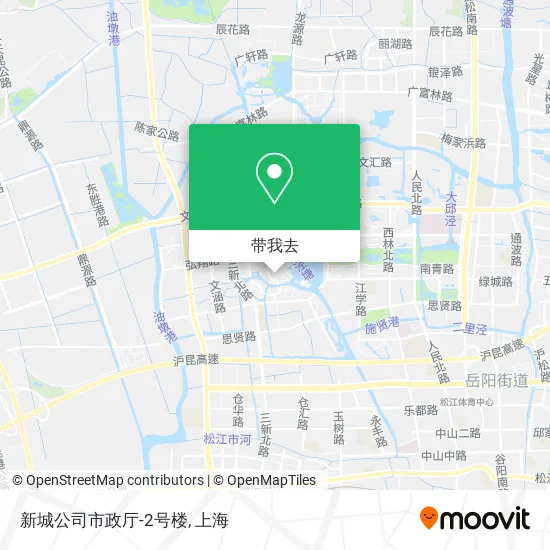 新城公司市政厅-2号楼地图