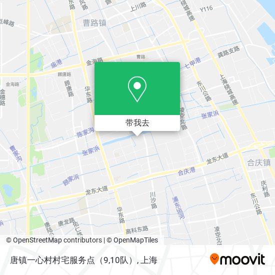 唐镇一心村村宅服务点（9,10队）地图