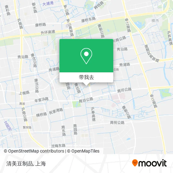 清美豆制品地图