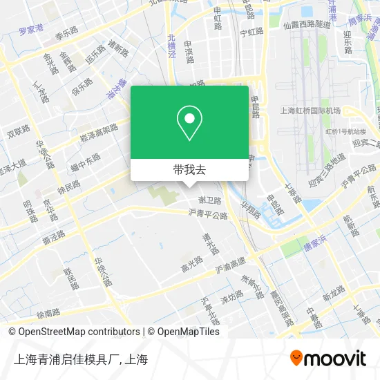 上海青浦启佳模具厂地图