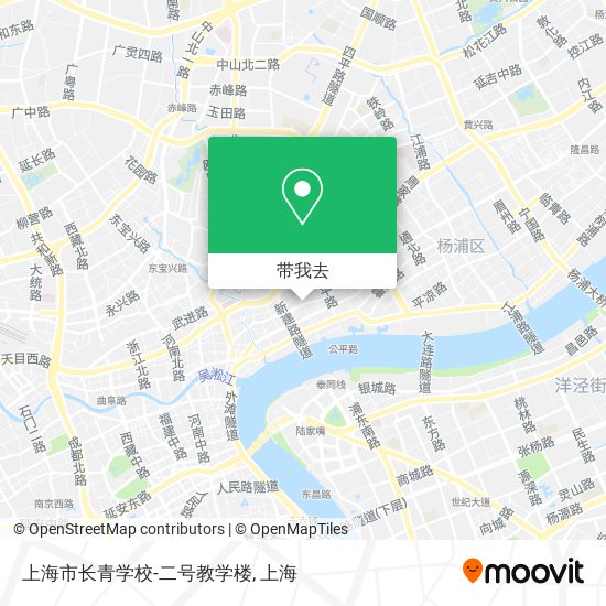 上海市长青学校-二号教学楼地图