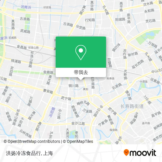 洪扬冷冻食品行地图