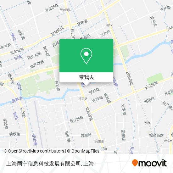 上海同宁信息科技发展有限公司地图