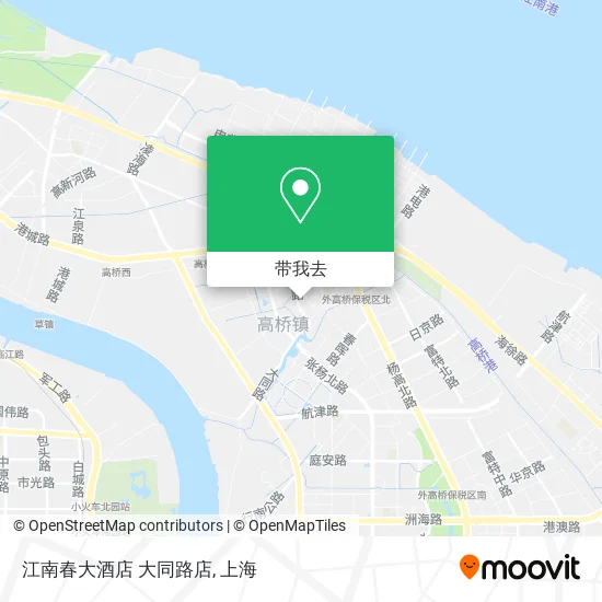 江南春大酒店 大同路店地图