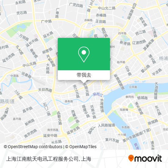 上海江南航天电讯工程服务公司地图