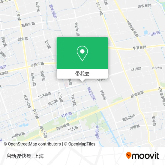 启动嫂快餐地图