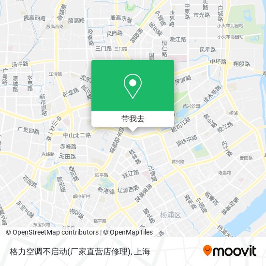 格力空调不启动(厂家直营店修理)地图