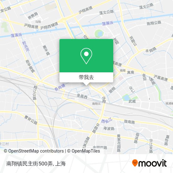 南翔镇民主街500弄地图