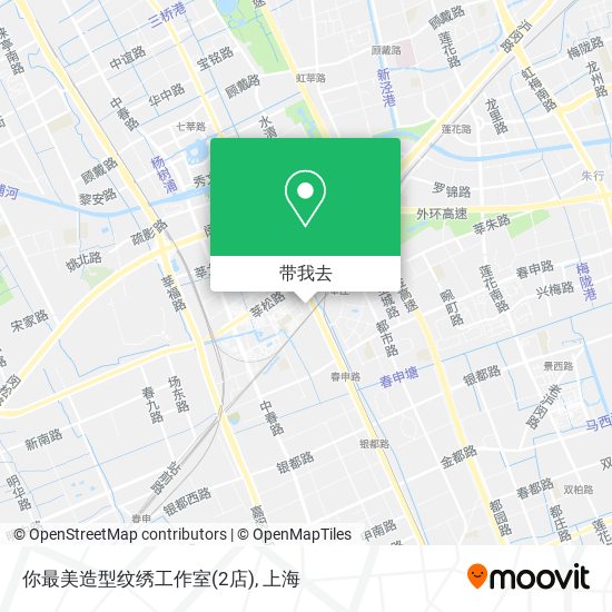 你最美造型纹绣工作室(2店)地图