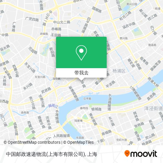 中国邮政速递物流(上海市有限公司)地图