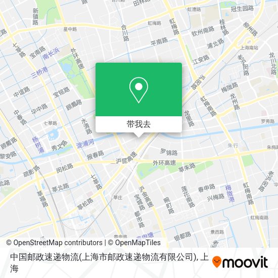 中国邮政速递物流(上海市邮政速递物流有限公司)地图