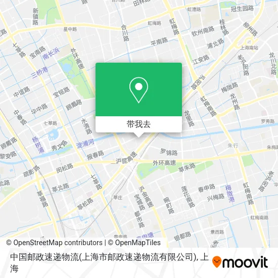 中国邮政速递物流(上海市邮政速递物流有限公司)地图