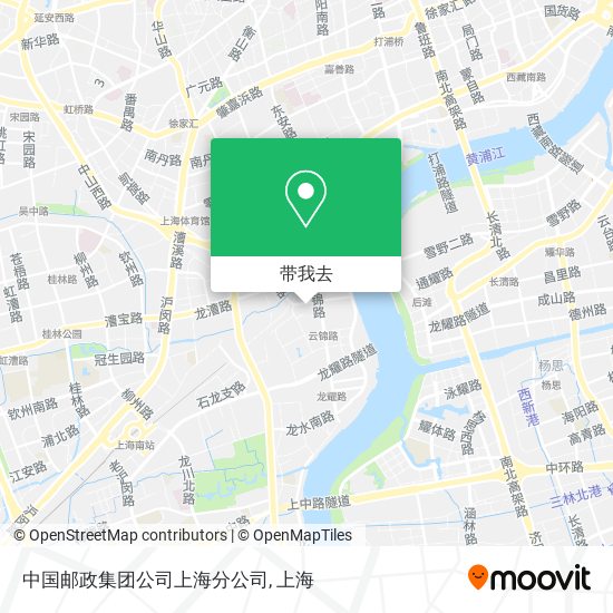 中国邮政集团公司上海分公司地图